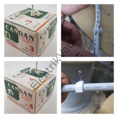 Çivili Kroşe 0-1-2-3-4-5-6-6.5-7-8-9 No 6.5 No - 1 li