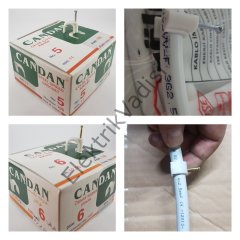 Çivili Kroşe 0-1-2-3-4-5-6-6.5-7-8-9 No 6.5 No - 1 li