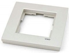 Viko Novella METALİK BEYAZ Renk Anahtar ve Priz Çeşitleri Zil Anahtarı