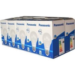 Panasonic 4.9W Led Ampul Beyaz Sarı Işık E27 Duy 10lu Paket Sarı