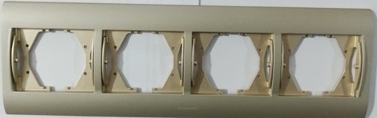Panasonic Thea Blu Inox Matt+Dore Dörtlü Çerçeve  - WBTF08045IM-TR