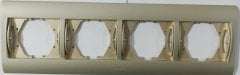 Panasonic Thea Blu Inox Matt+Dore Dörtlü Çerçeve  - WBTF08045IM-TR