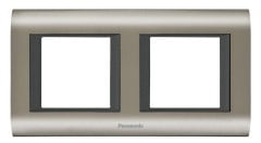Viko Panasonic Thea Sistema 2x2M İnox Füme Çerçeve