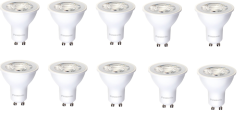 Panasonic 6W Led Ampül Beyaz 6500k Günışığı 4000k Gu10 10lu Paket Beyaz