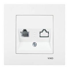 Viko Karre/Meridian Beyaz/Krem Tekli Nümeris Cat-3 Telefon
