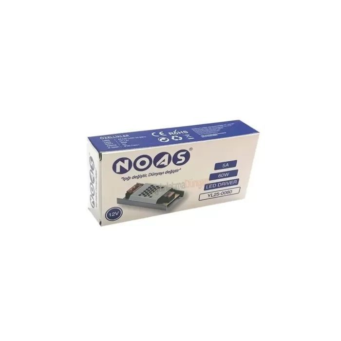 Noas 250W 21 Amper Şerit Led Trafosu yl25-0250