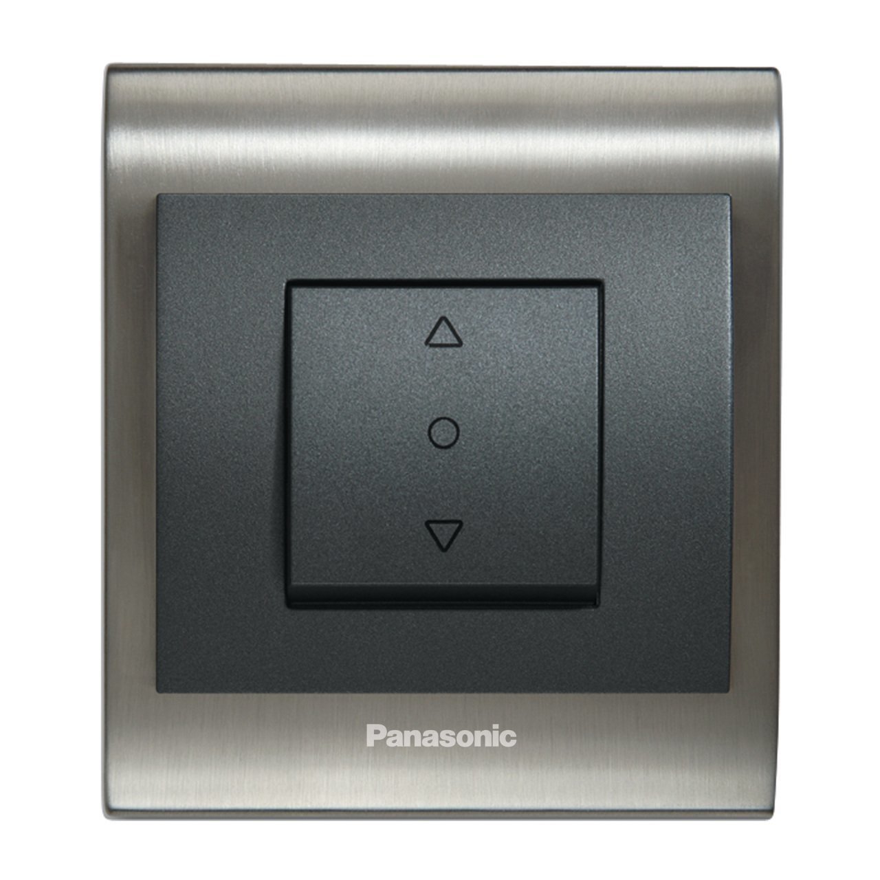 Viko Panasonic Thea Blu Inox Füme Tek Düğmeli Jaluzi Metalik Beyaz