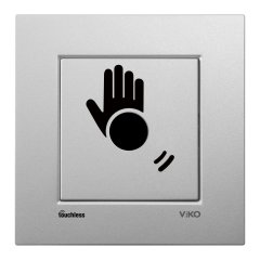 Viko Novella Metalik Beyaz Touchless Temassız Anahtar