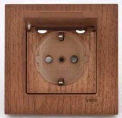 Viko Artline Novella CEVİZ Renk Anahtar ve Priz Çeşitleri Vavien