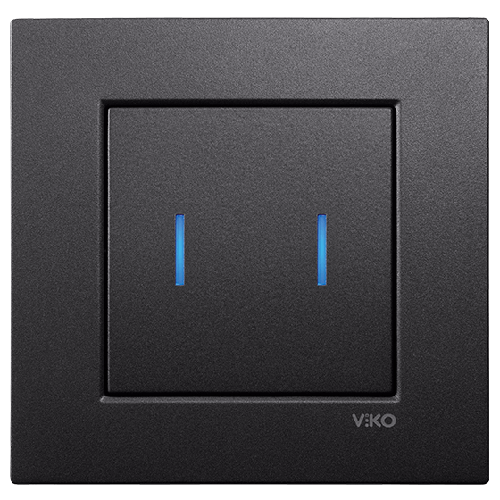 Viko Artline Novella S Dokunmatik Komütatör Füme