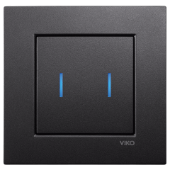 Viko Artline Novella S Dokunmatik Komütatör Füme