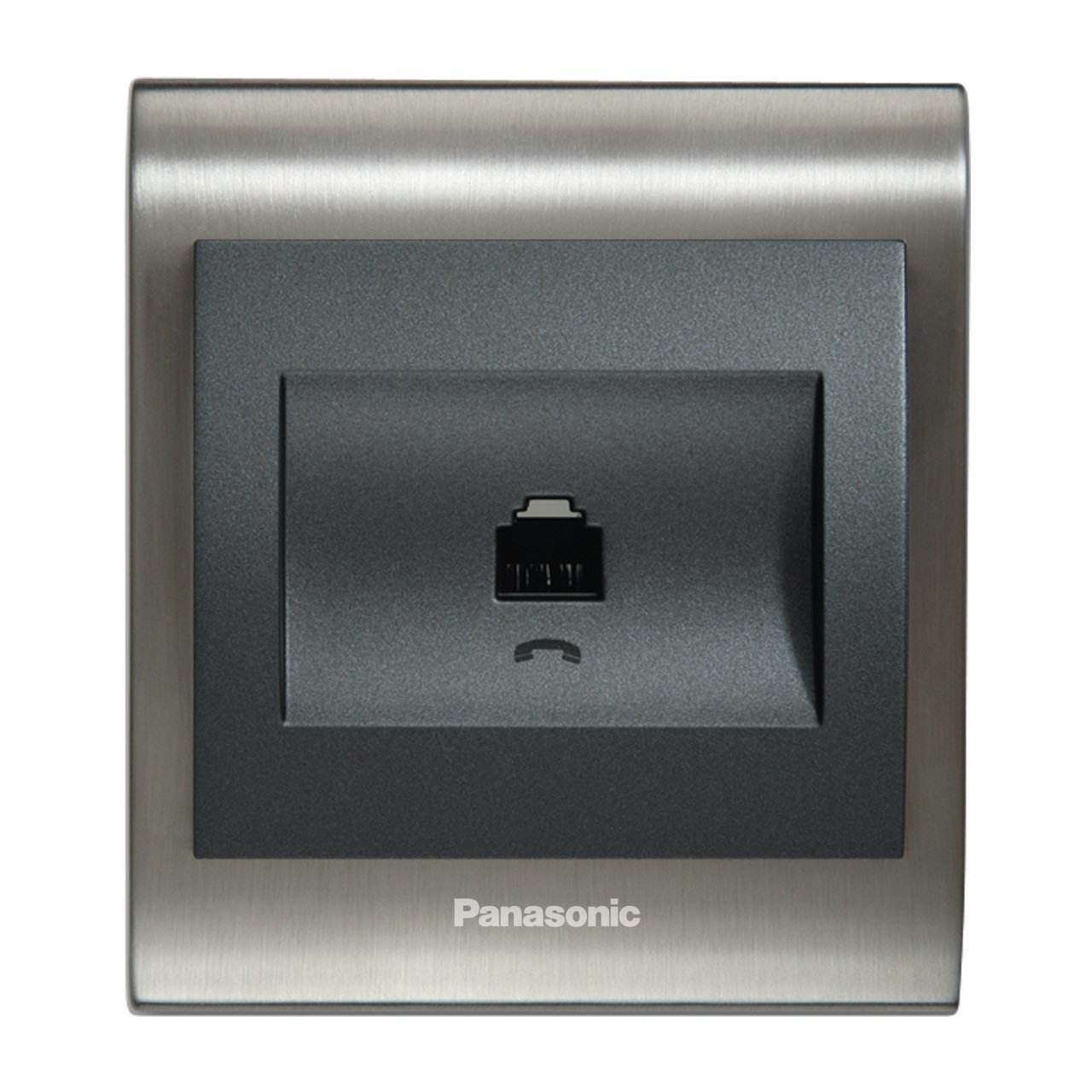 Viko Panasonic Thea Blu Inox Füme Tekli Nümeris Füme
