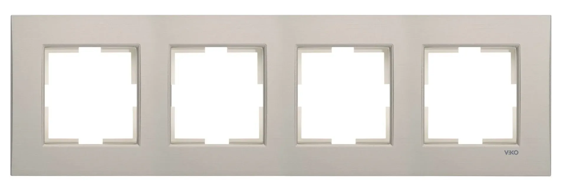 Viko Novella Eloxal Bronz Dörtlü Çerçeve - 92192304