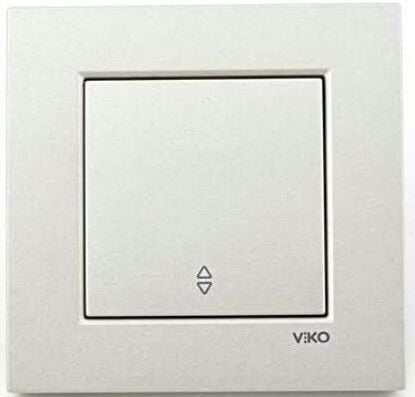 Viko Artline Novella METALİK BEYAZ Vavien Anahtar Çerçeveli - 92605604(Kopya)