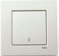 Viko Artline Novella METALİK BEYAZ Vavien Anahtar Çerçeveli - 92605604(Kopya)