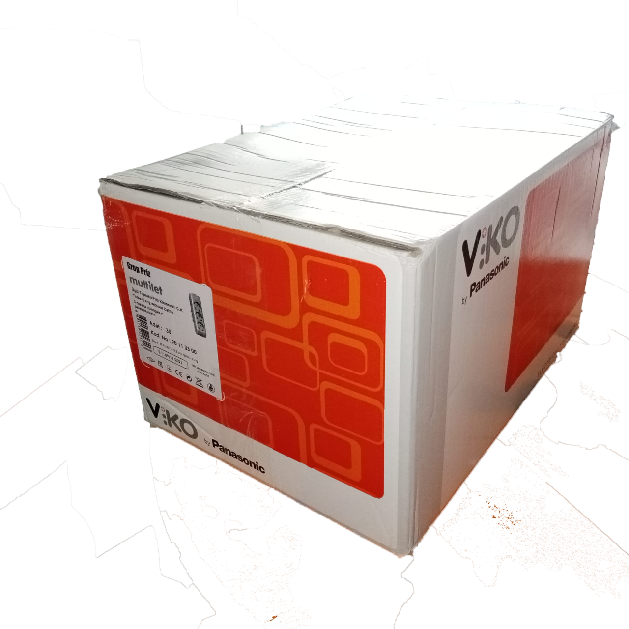 Viko Multi-let 3 Üçlü Grup Priz Klemensli (30lu Paket)