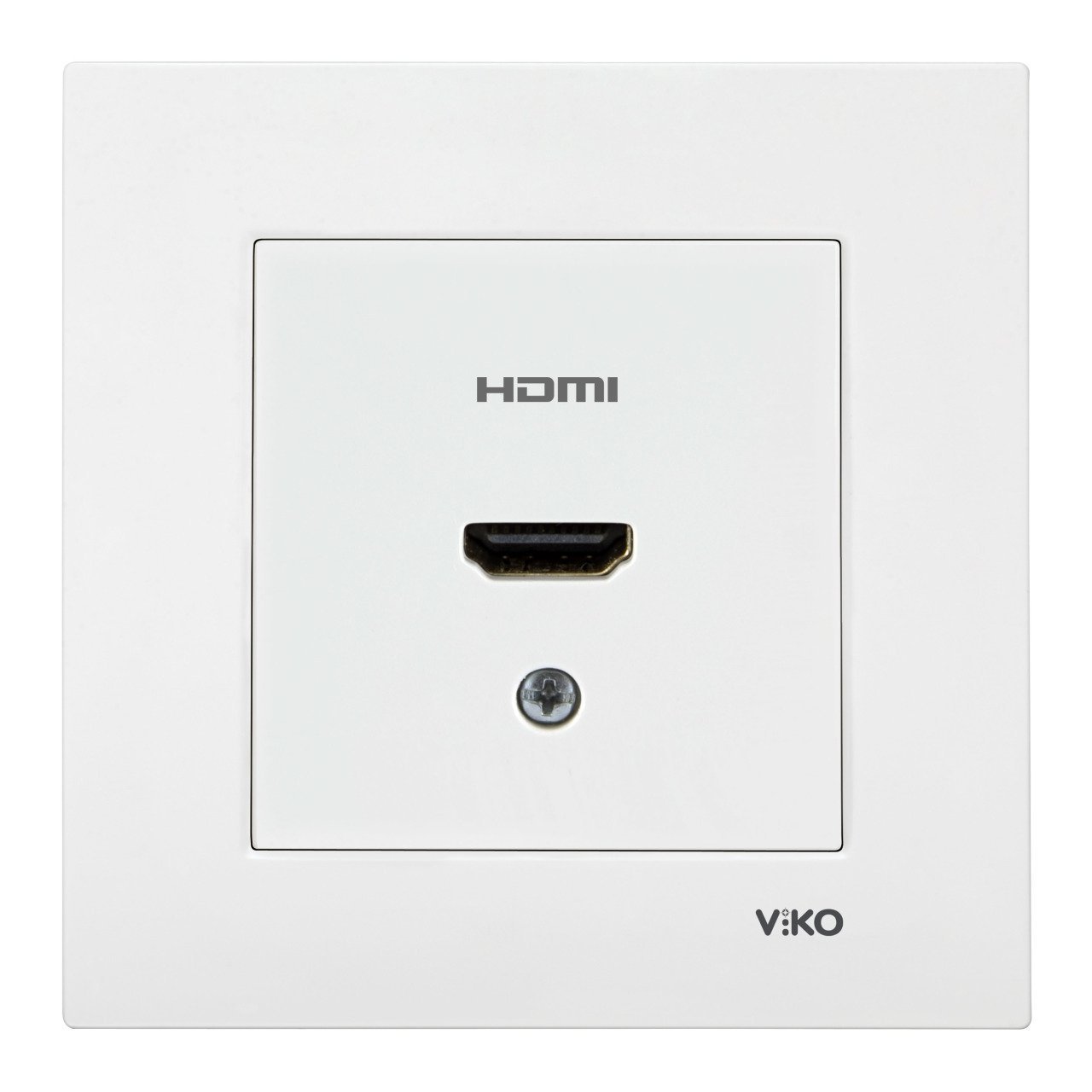Viko Karre Beyaz HDMI Konnektör Prizi ÇERÇEVELİ