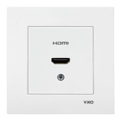 Viko Karre Beyaz HDMI Konnektör Prizi ÇERÇEVELİ