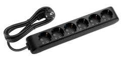 Viko Multi-let Siyah Renk Klemensli Grup Prizler 6lı - 3 Metre