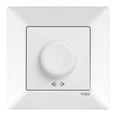 Viko Karre/Meridian Beyaz/Krem Dimmer RL 6-100W Vavien Led İçin