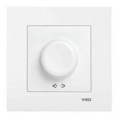 Viko Karre/Meridian Beyaz/Krem Dimmer RL 6-100W Vavien Led İçin