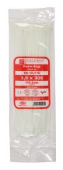 Plastik Beyaz Kablo Bağı 3.6mmx300mm Cırt Pemsan-100 adet