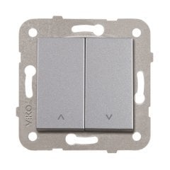 Viko Artline Novella GÜMÜŞ Renk Anahtar ve Priz Çeşitleri Jaluzi Kumanda Anahtarı