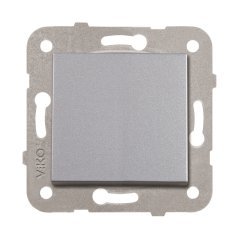 Viko Artline Novella GÜMÜŞ Renk Anahtar ve Priz Çeşitleri Tekli Anahtar