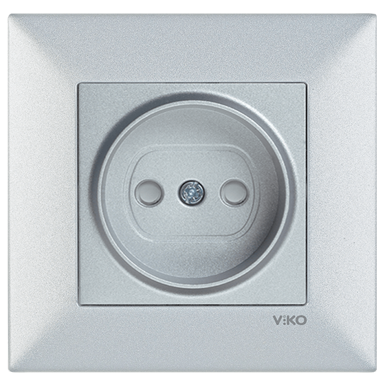 Novella/Trenda Füme Topraklı Priz Viko Artline Trenda Çerçeveli