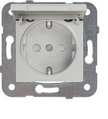 Viko Artline Novella GÜMÜŞ Renk Anahtar ve Priz Çeşitleri Topraklı Priz Kapaklı