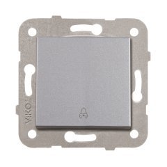 Viko Artline Novella GÜMÜŞ Renk Anahtar ve Priz Çeşitleri Zil Anahtarı