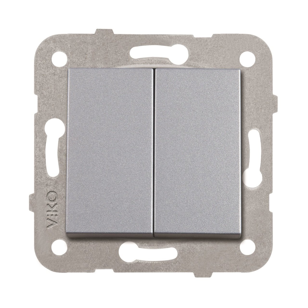 Viko Artline Novella GÜMÜŞ Renk Anahtar ve Priz Çeşitleri İkili Anahtar Komütatör
