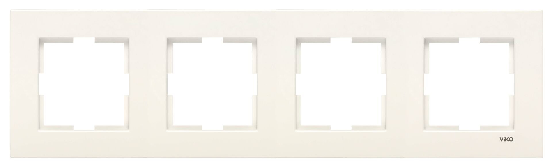 Viko Karre-Meridian Serisi Beyaz-Krem Çerçeve Çeşitleri Krem - Karre Çerçeve 4